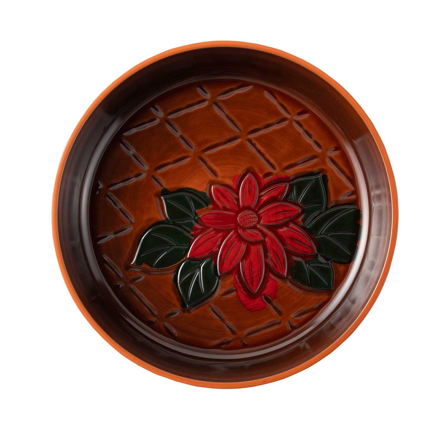 菓子鉢 格子菊
